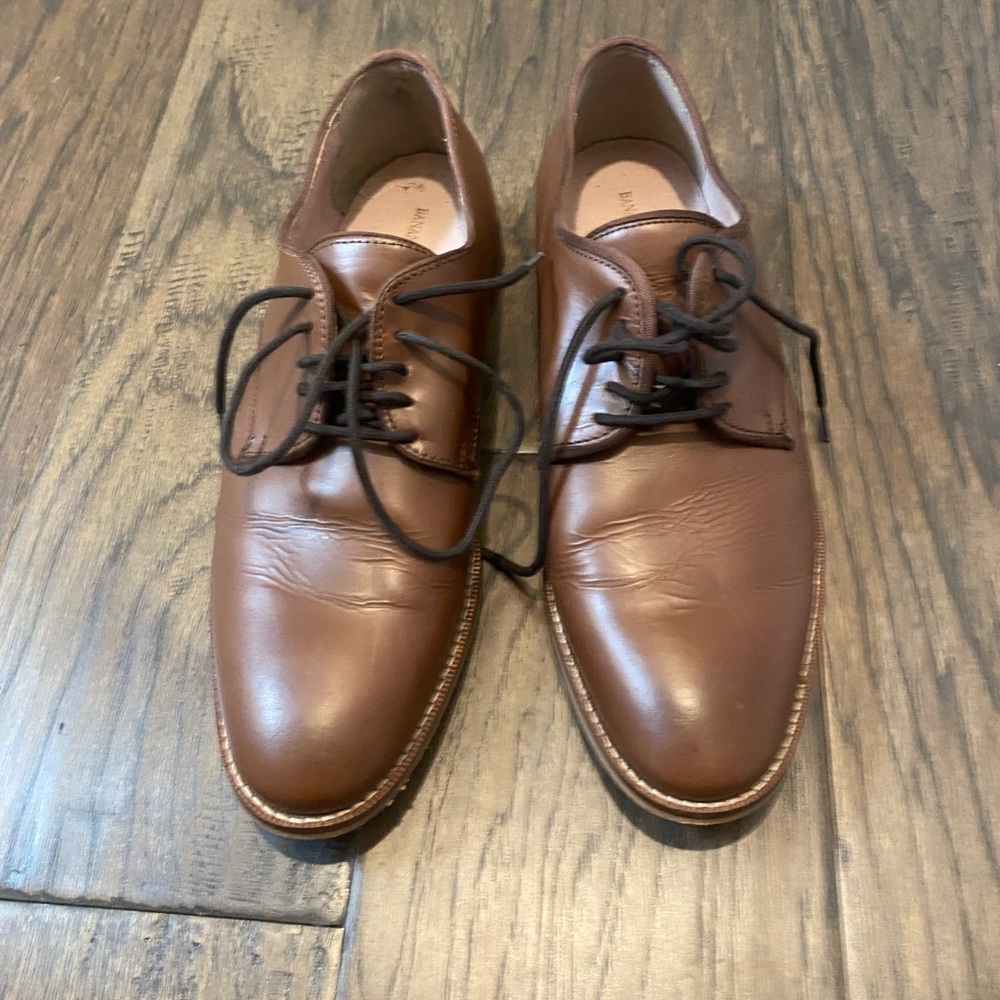 Men’s banana republic brown dress shoes size 10